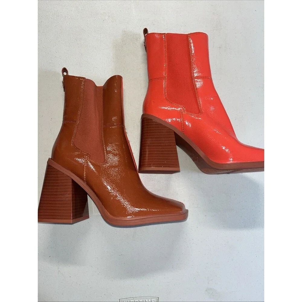 The Circus NY by Sam Edelman Lauren Spiced Cognac/Rich Mid Boot NWOB 9M